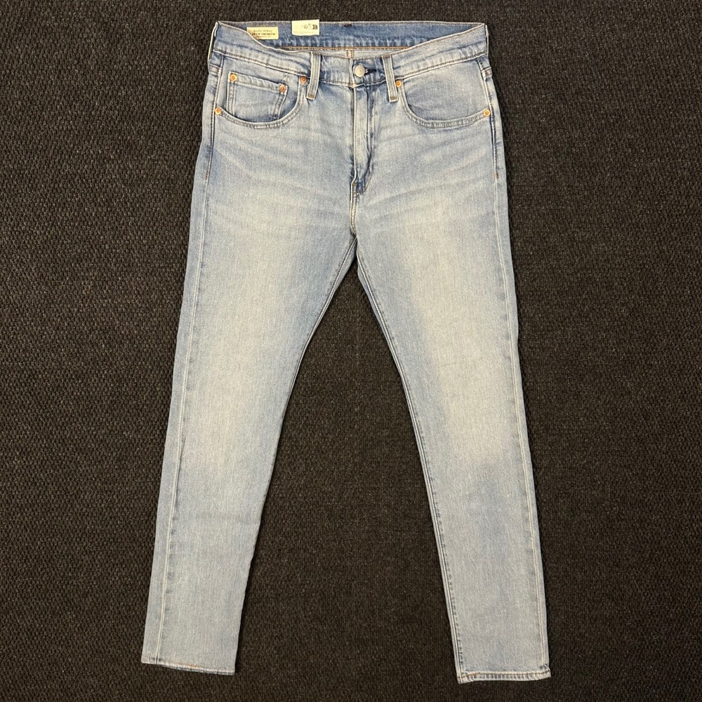Levi's 512 Premium Jeans 31x30 Slim Taper Light Wash Stretch Denim *Irregular*